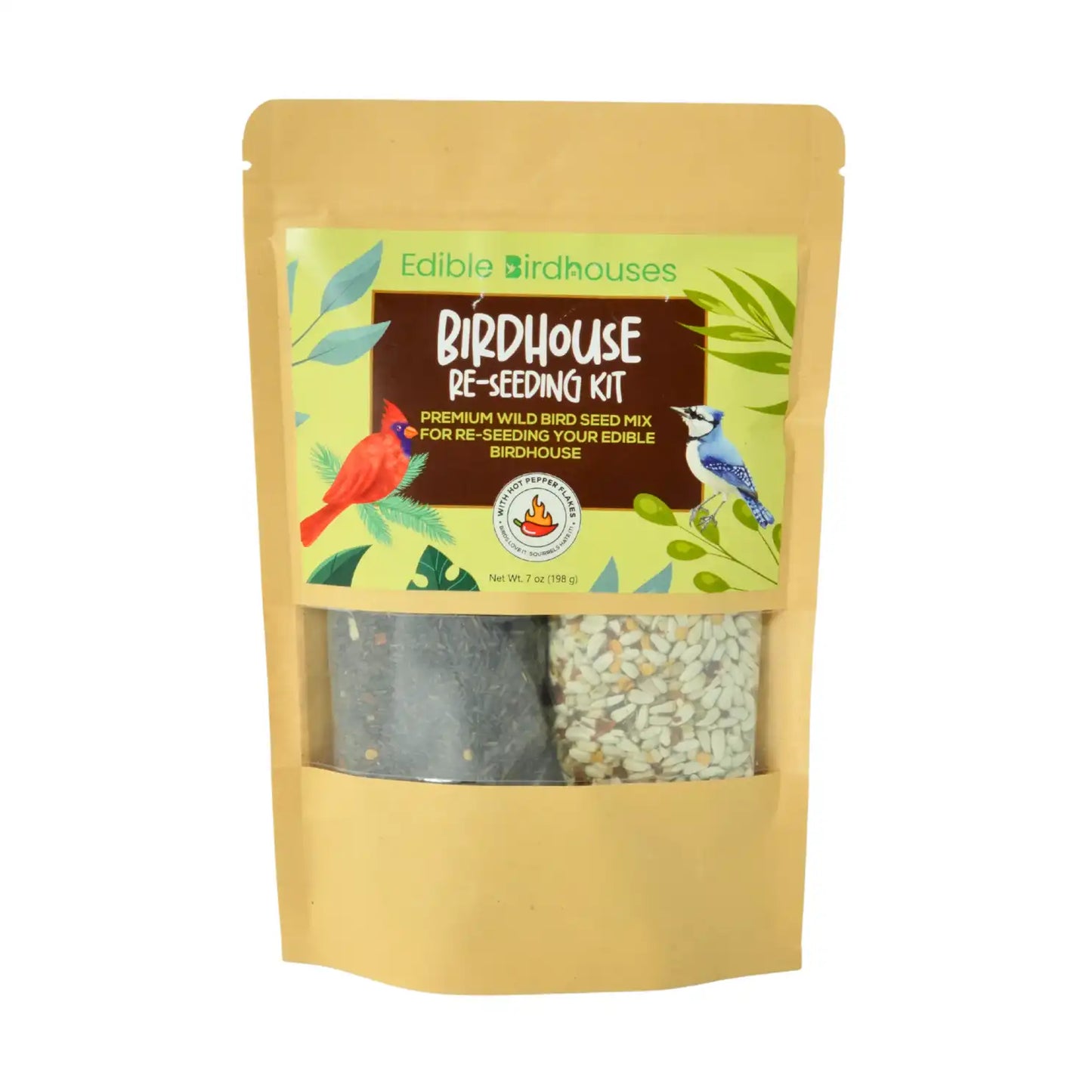 Edible Birdhouses Re-Seeding Kit – Premium Wild Bird Seed Mix