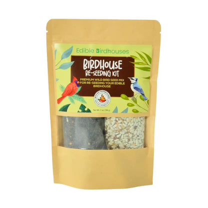 Edible Birdhouses Re-Seeding Kit – Premium Wild Bird Seed Mix