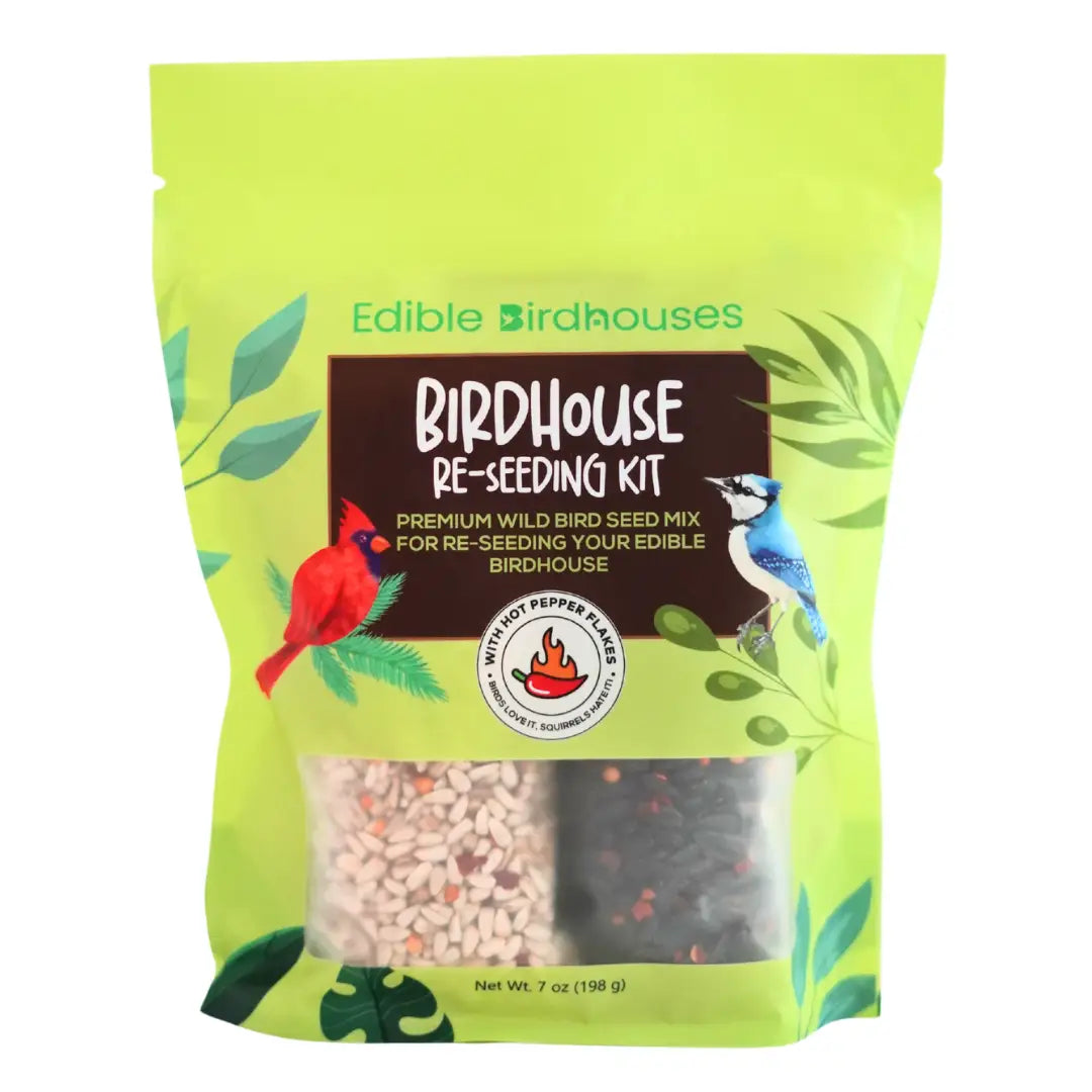 Edible Birdhouses Re-Seeding Kit – Premium Wild Bird Seed Mix
