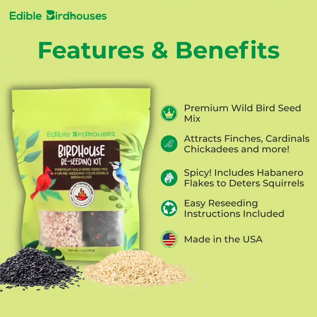 Birdhouse Gift Bundle For Bird Lovers